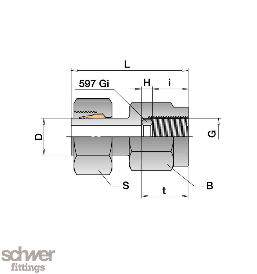 Adjustable Pressure Gauge Connector