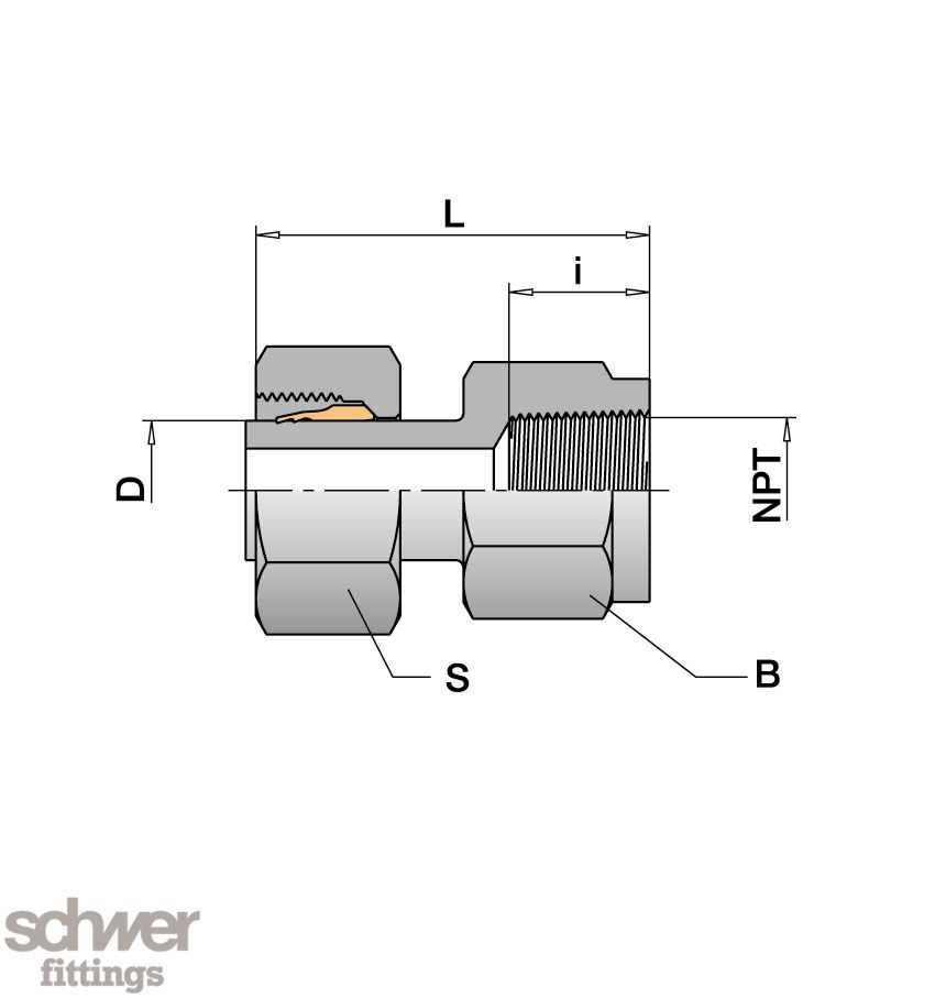 Adjustable Pressure Gauge Connector