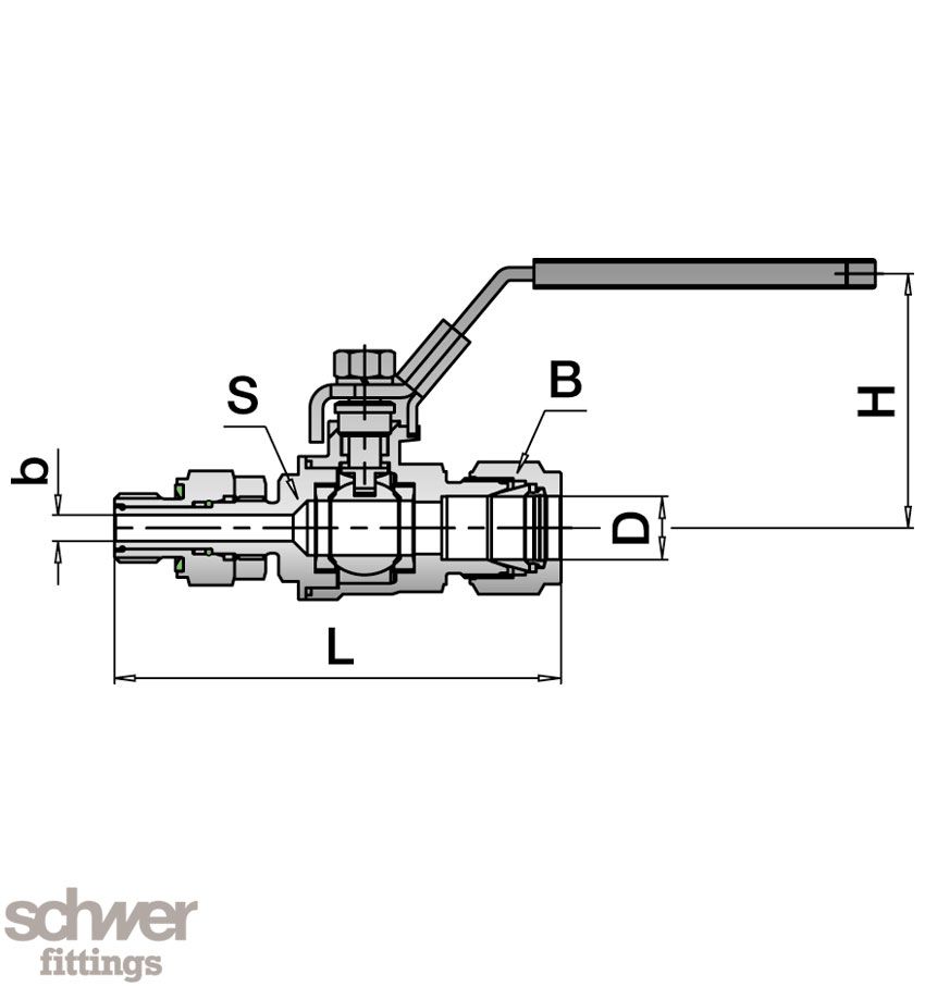 Adjustable 2-Way Low Pressure Ball Valve