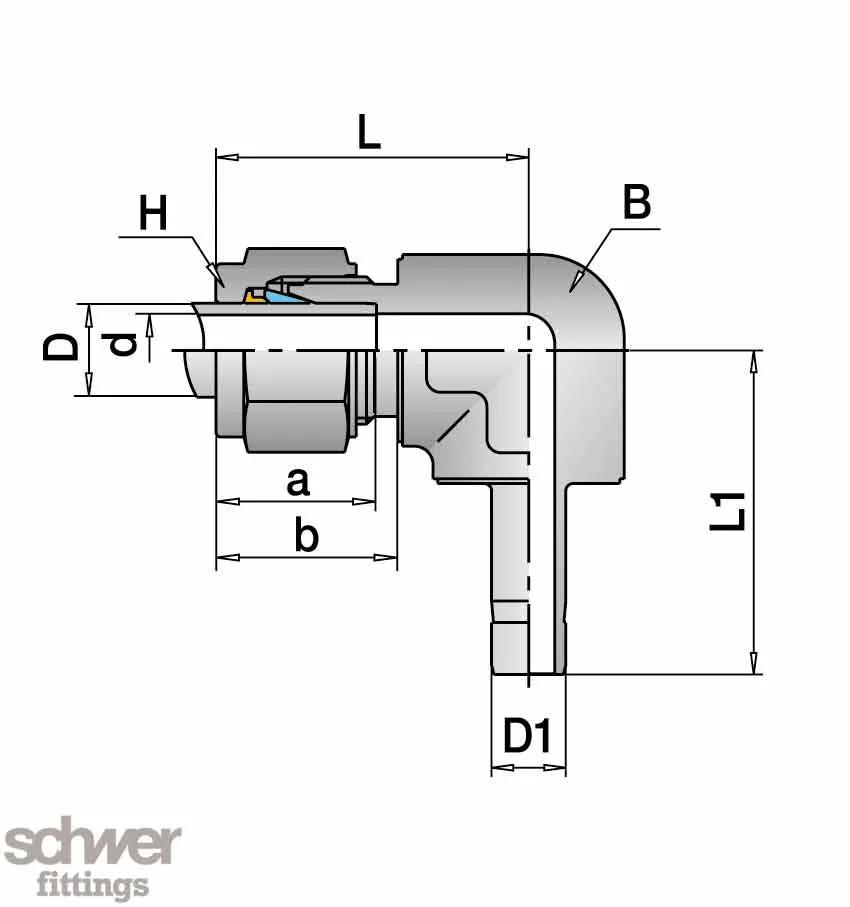 Elbow Union with Shaft