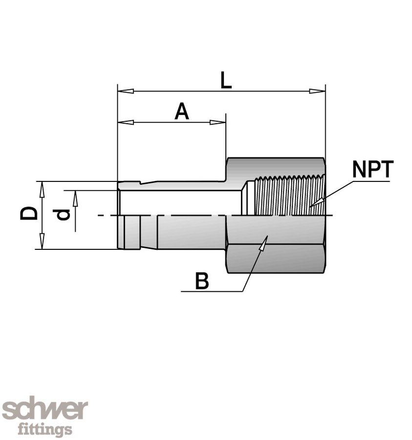 Female-Shaft Adaptor