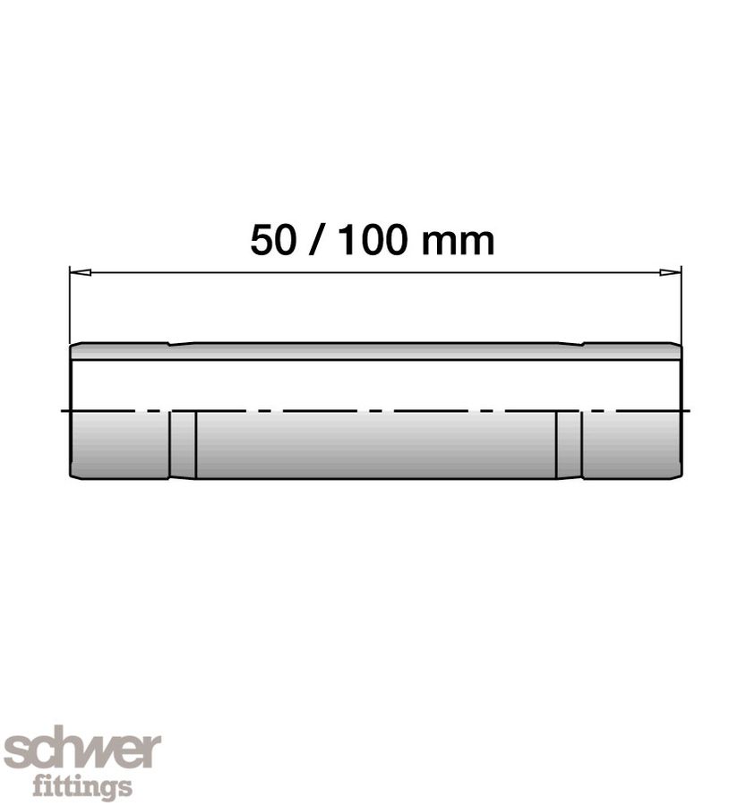 Instrumentation Pipe Sections with Fixed Length Metric seamless
