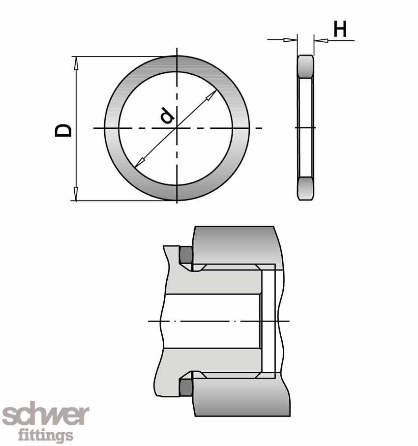 Crowned Sealing Ring