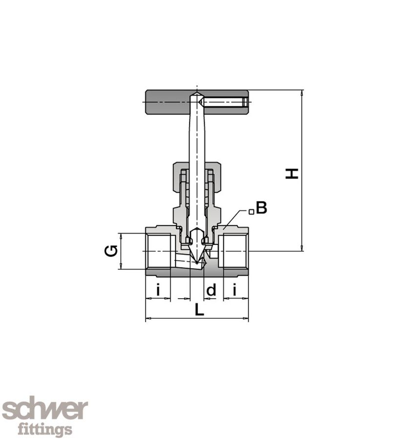 Needle Valve with T-handle