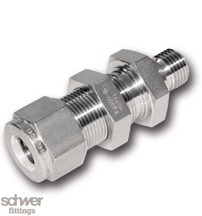 Bulkhead Male Connector for Bonded Seal