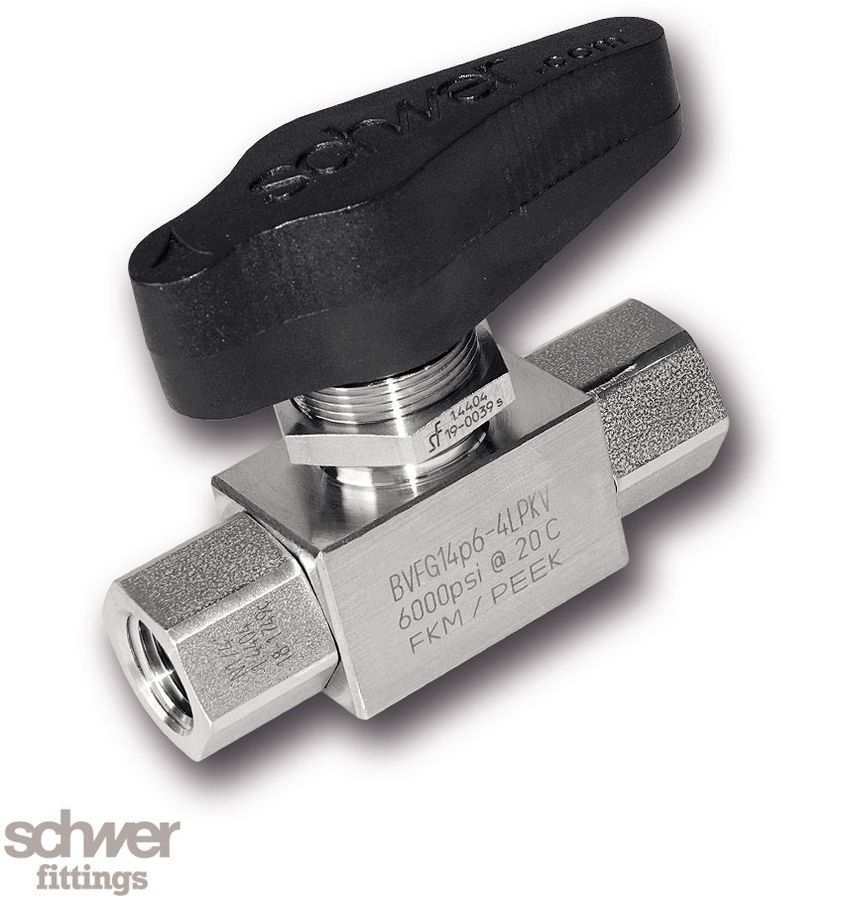 2-Way High Pressure Ball Valve (6.000 PSI)