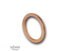 Metal Inside Ring Copper for Manometer with Outside ISO-Threads